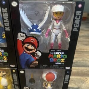 Lot of 6 Jakks SUPER MARIO BROS MOVIE Figures Set NEW!